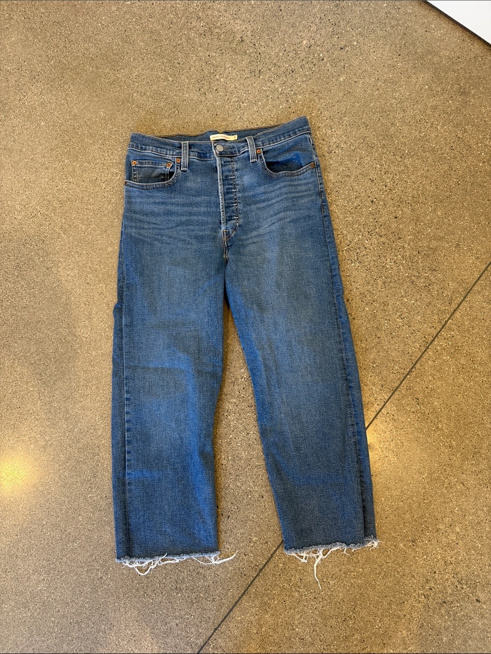 Levi's Women's Dark Blue Straight-Leg Jeans